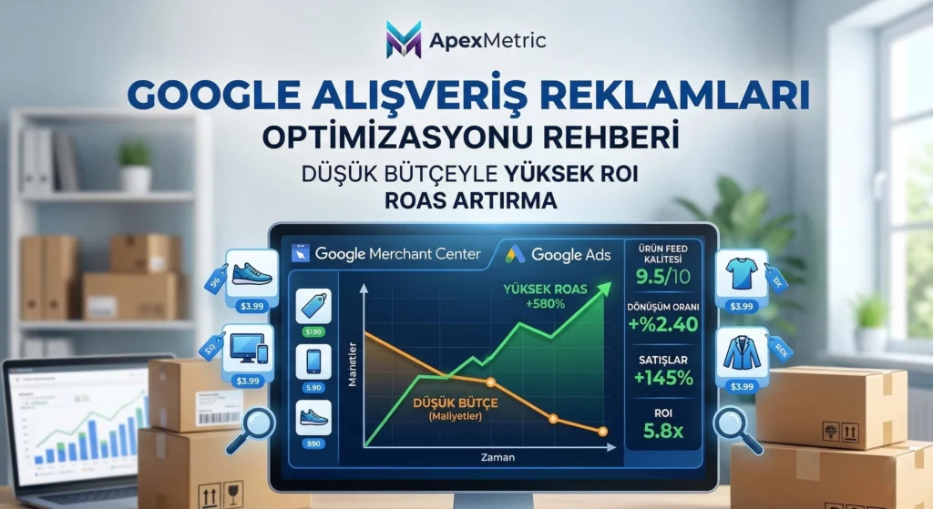 Google alışveriş reklamları optimizasyonu ve düşük bütçeli Google Ads stratejileri.