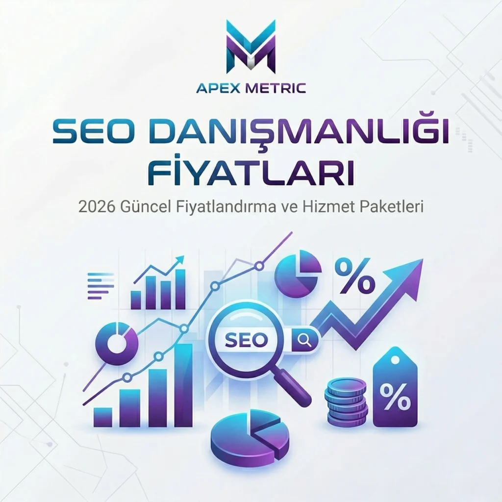 SEO danışmanlığı fiyatları 2026 - ApexMetric Base, Pro ve Apex paketleri